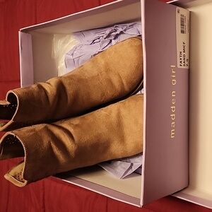 Madden Girl Sand Suede Ankle Boots